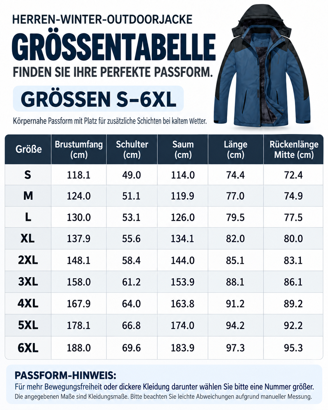 🔥 BESTSELLER | Herren-Outdoorjacke mit Fleecefutter