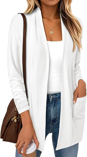 Cardigan für Damen, leichte Cardigans, Herbstmode-Outfits