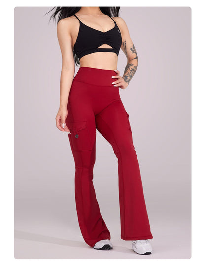 Sculpt & Flare Leggings mit hoher Taille und Taschen