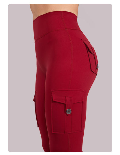 Sculpt & Flare Leggings mit hoher Taille und Taschen