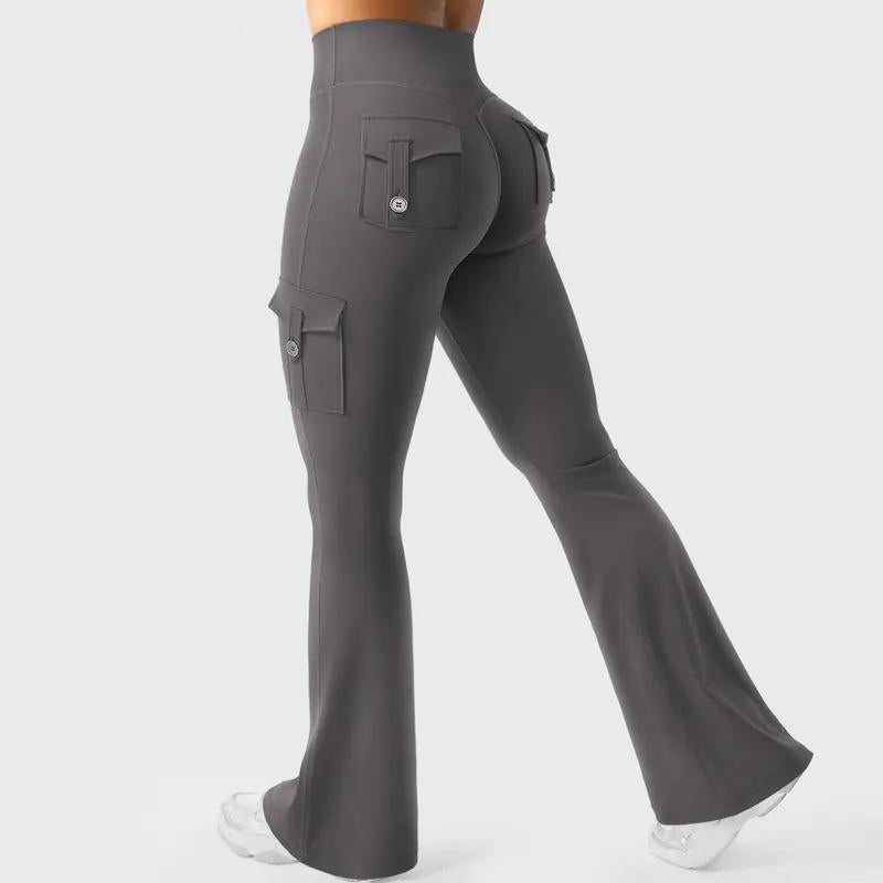 Sculpt & Flare Leggings mit hoher Taille und Taschen