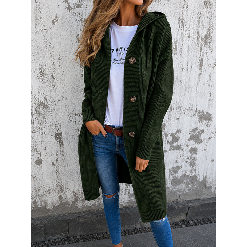 Damen-Strickjacke mit Knopfleiste