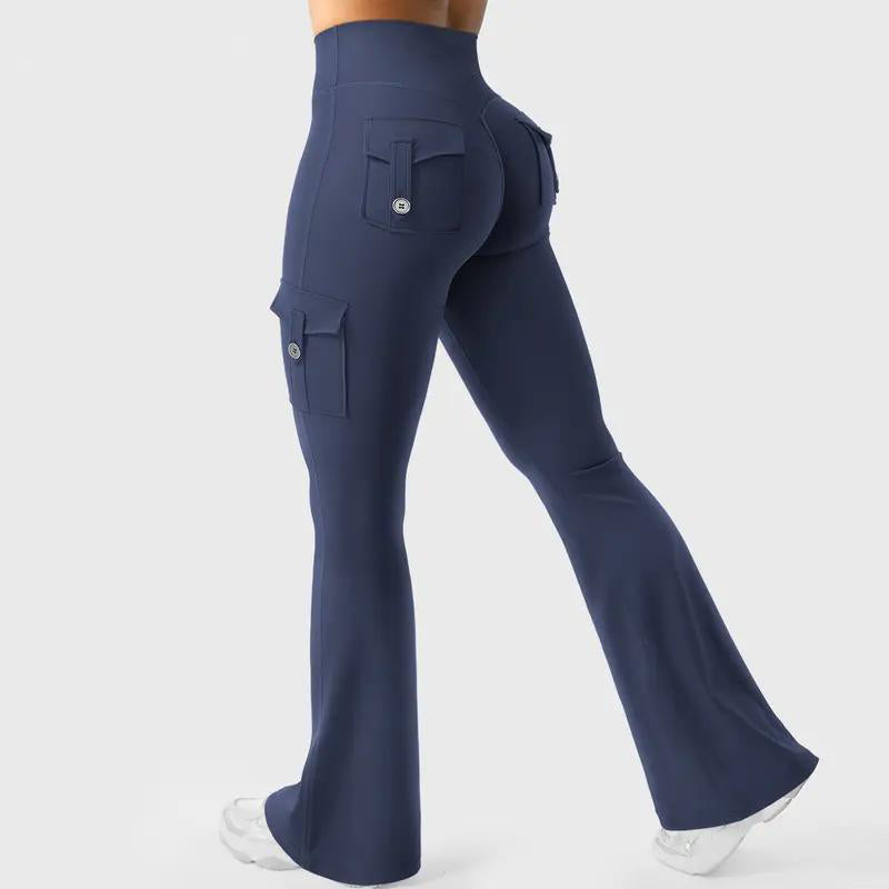 Sculpt & Flare Leggings mit hoher Taille und Taschen