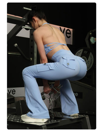 Sculpt & Flare Leggings mit hoher Taille und Taschen