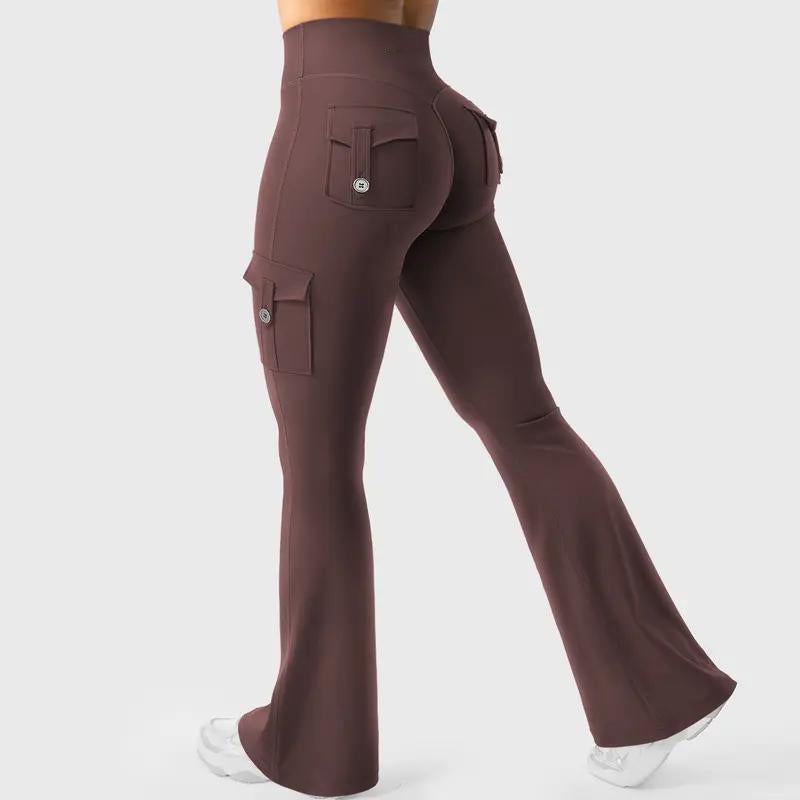 Sculpt & Flare Leggings mit hoher Taille und Taschen