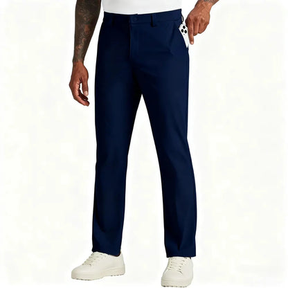 Herren-Golfhosen mit Stretch und geradem Bein
