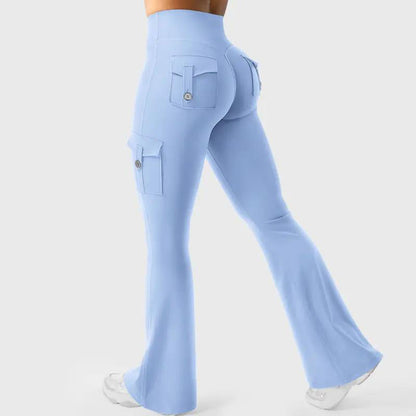 Sculpt & Flare Leggings mit hoher Taille und Taschen