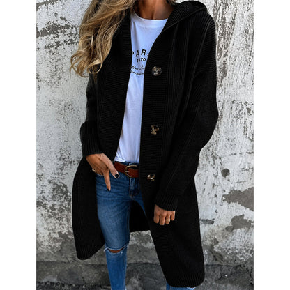 Damen-Strickjacke mit Knopfleiste