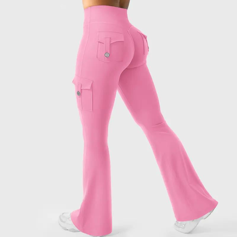 Sculpt & Flare Leggings mit hoher Taille und Taschen