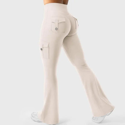 Sculpt & Flare Leggings mit hoher Taille und Taschen