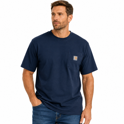 🔥CHT Men's K87 Workwear Loose Fit Heavyweight Short-Sleeve Pocket T-Shirt