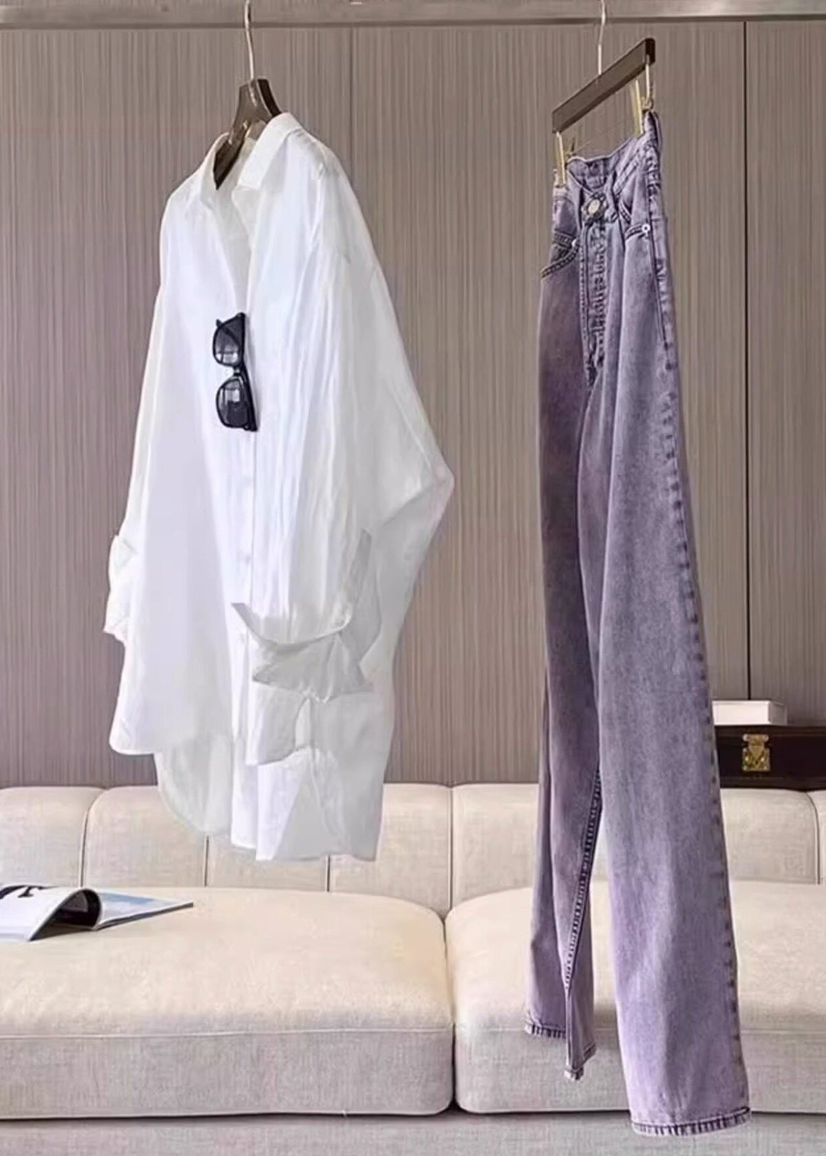 Casual White Oversized Cotton Shirts