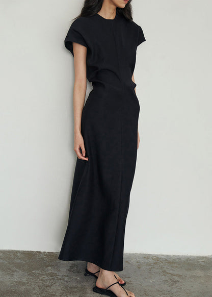 Classy Khaki Slim Fit Cotton Long Dresses