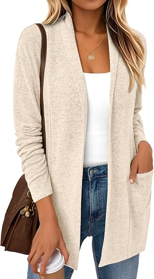 Cardigan für Damen, leichte Cardigans, Herbstmode-Outfits