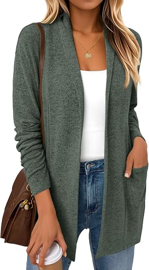 Cardigan für Damen, leichte Cardigans, Herbstmode-Outfits