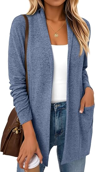 Cardigan für Damen, leichte Cardigans, Herbstmode-Outfits