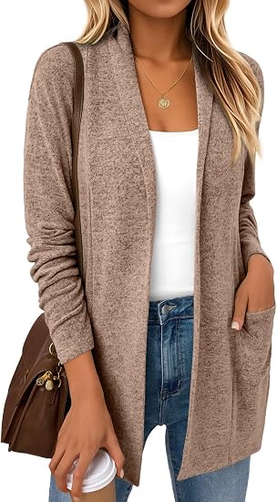 Cardigan für Damen, leichte Cardigans, Herbstmode-Outfits