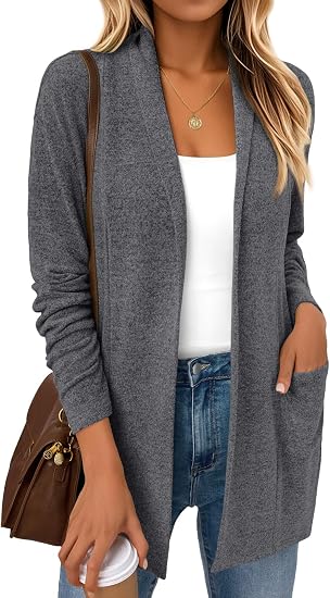 Cardigan für Damen, leichte Cardigans, Herbstmode-Outfits