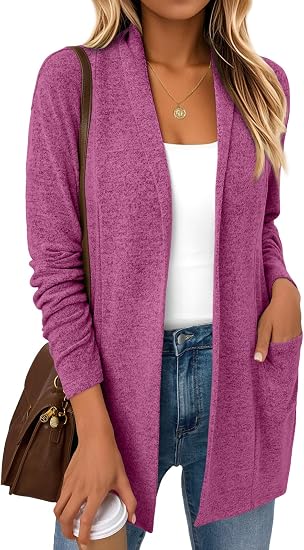 Cardigan für Damen, leichte Cardigans, Herbstmode-Outfits