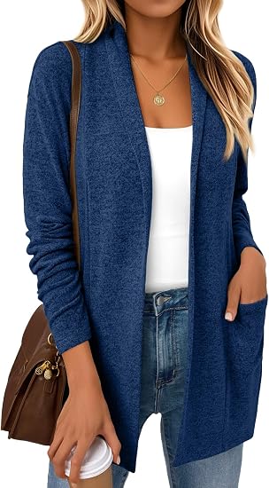 Cardigan für Damen, leichte Cardigans, Herbstmode-Outfits