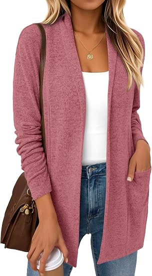 Cardigan für Damen, leichte Cardigans, Herbstmode-Outfits