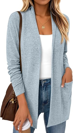 Cardigan für Damen, leichte Cardigans, Herbstmode-Outfits