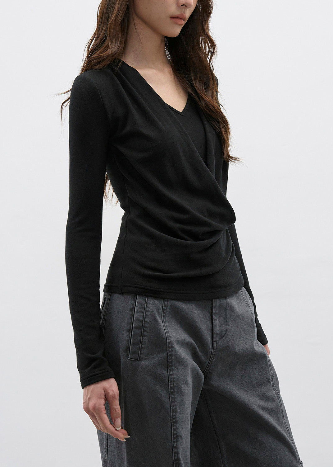 Light Yellow Long Sleeved T-Shirt
