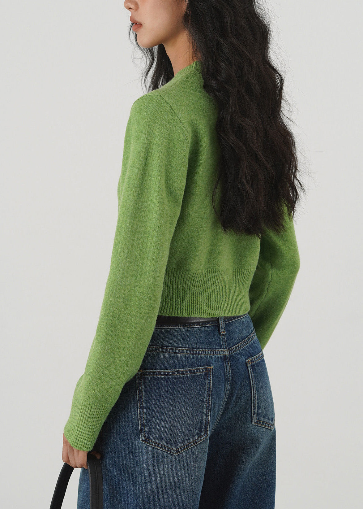 Green Knit Sweaters