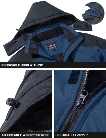 🔥 BESTSELLER | 6 STÜCK 25,99 € | Herren-Outdoorjacke mit Fleecefutter