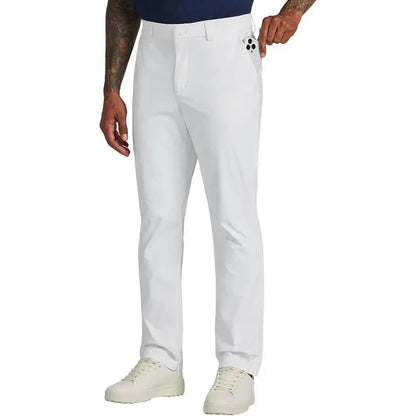 Herren-Golfhosen mit Stretch und geradem Bein