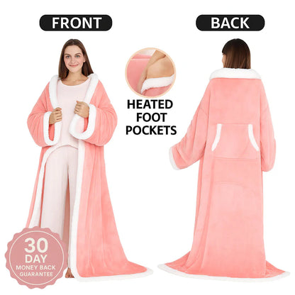 Wearable Heated Blanket Hoodie