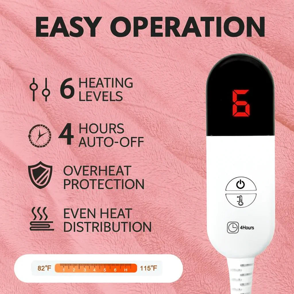Wearable Heated Blanket Hoodie