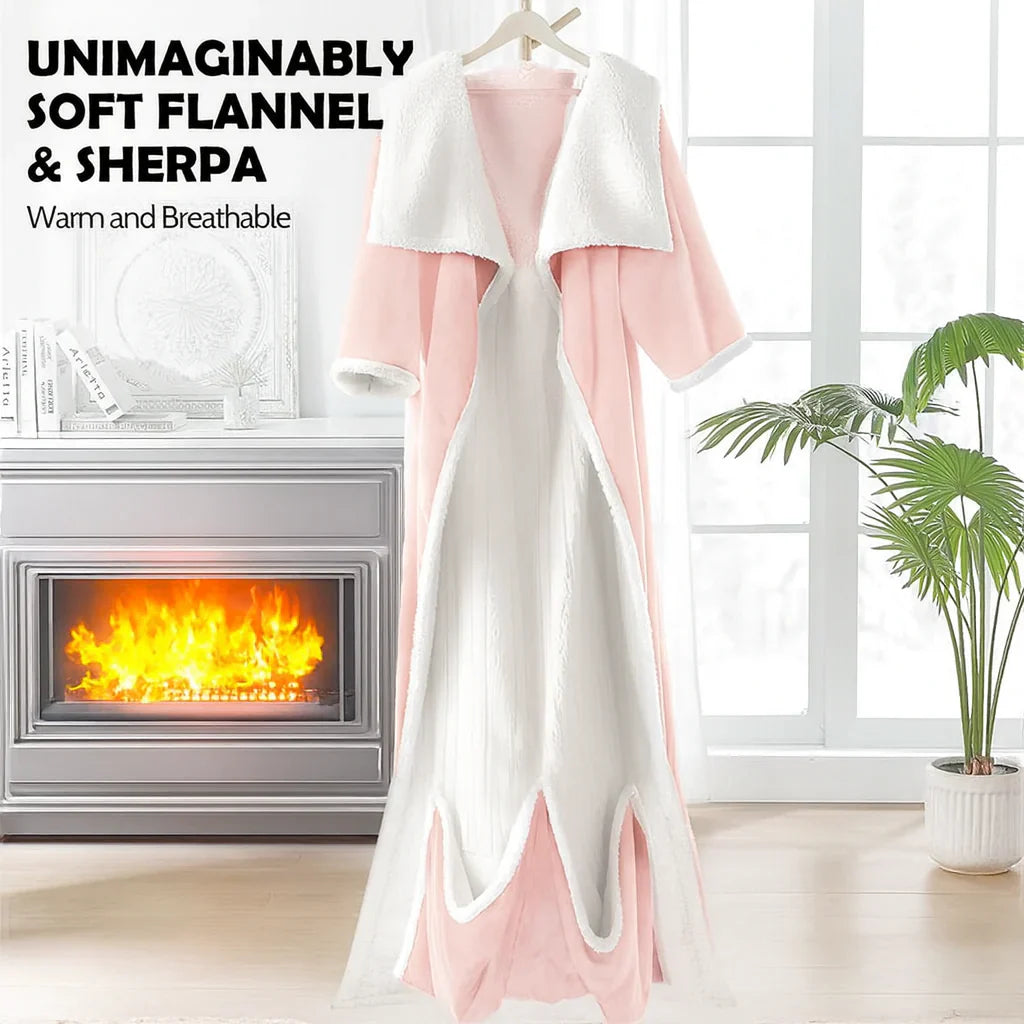 Wearable Heated Blanket Hoodie