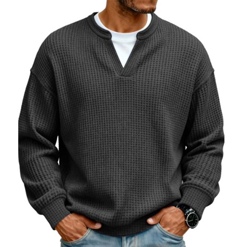 ⌛ Nur für kurze Zeit 🛍️ Mehrlagiges Komfort-Waffelshirt🛍️