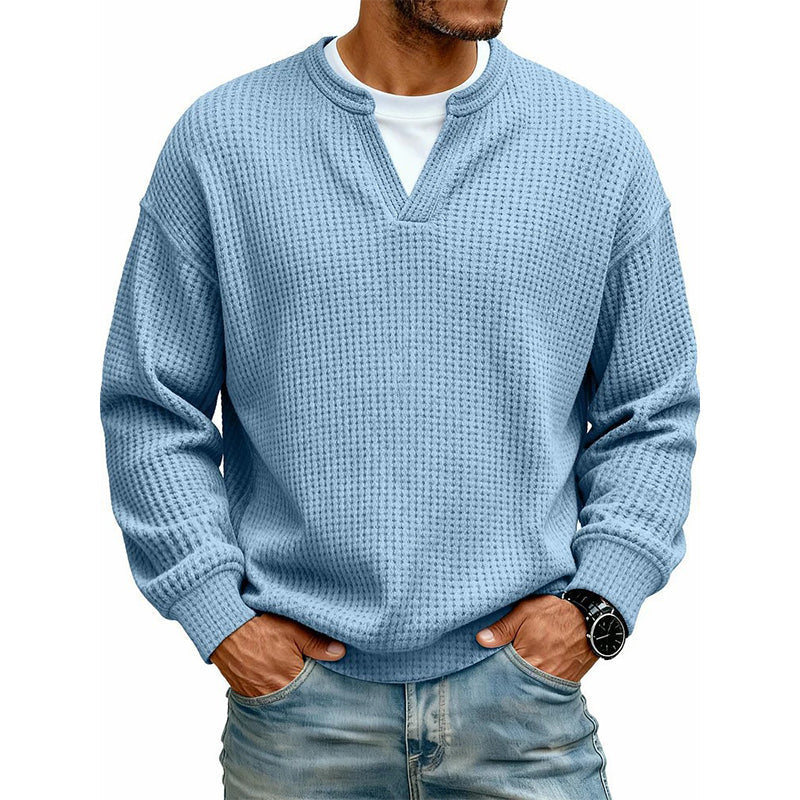 ⌛ Nur für kurze Zeit 🛍️ Mehrlagiges Komfort-Waffelshirt🛍️