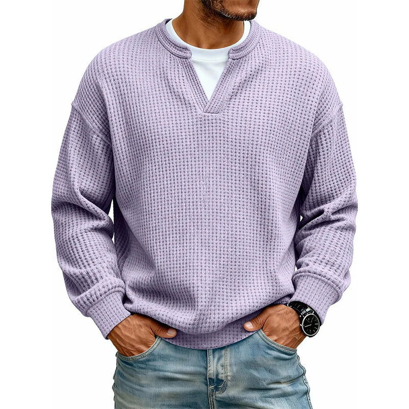 ⌛ Nur für kurze Zeit 🛍️ Mehrlagiges Komfort-Waffelshirt🛍️