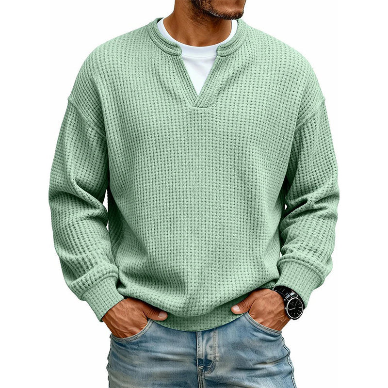 ⌛ Nur für kurze Zeit 🛍️ Mehrlagiges Komfort-Waffelshirt🛍️