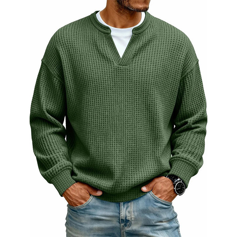 ⌛ Nur für kurze Zeit 🛍️ Mehrlagiges Komfort-Waffelshirt🛍️